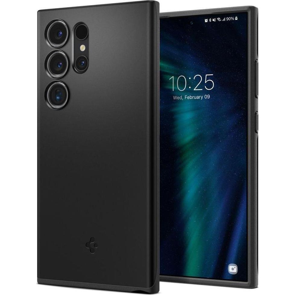 Spigen Thin Fit (Samsung Galaxy S24 Ultra), Smartphone Hülle, Schwarz