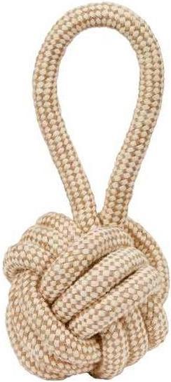 Produktbild Kerbl Ball am Seil M Ø8 x 21 cm Jute/Baumwolle (Ballspielzeug Hund)