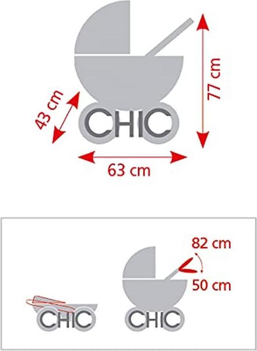 Actual product image Bayer Chic 2000 Tandem buggy "TWINNY