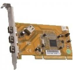 Dawicontrol DC-1394 PCI - 3+1 - Port IEEE 1394 FireWire PCI-Controller, Kontrollerkarte