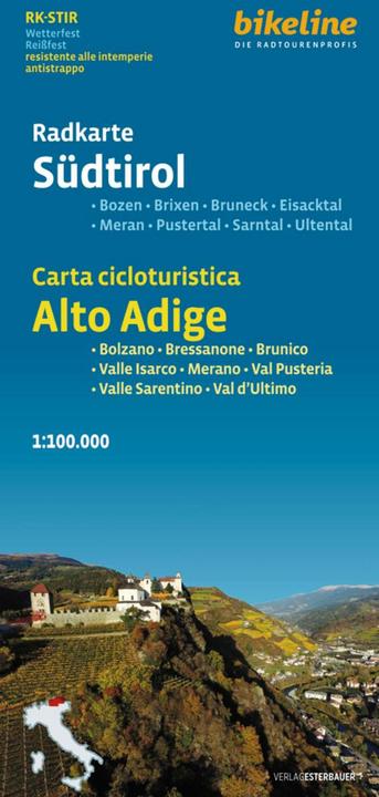 Actual product image Cycling map South Tyrol