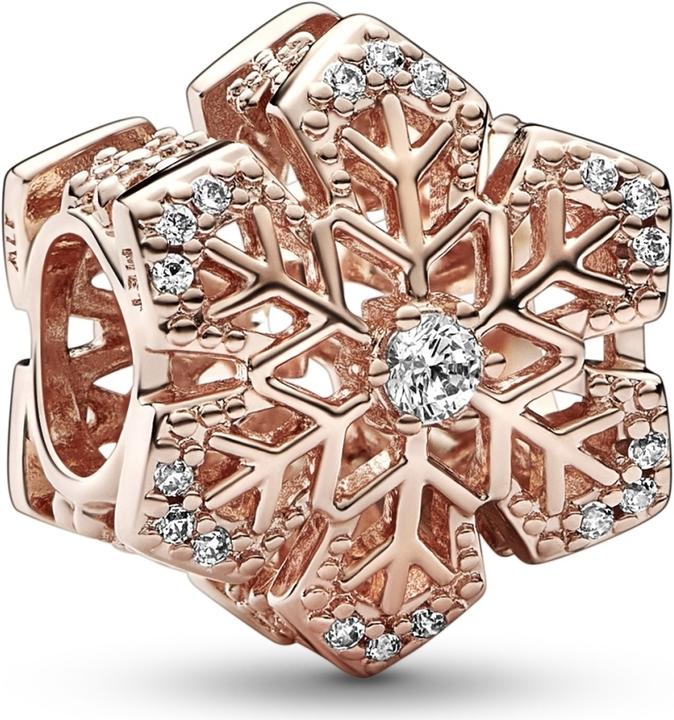 Image du produit Pandora Flocon de neige (Métal, plaqué or rose)