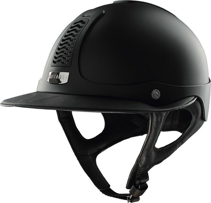 Actual product image Antarès Sellier riding helmet précision eclipse chrome