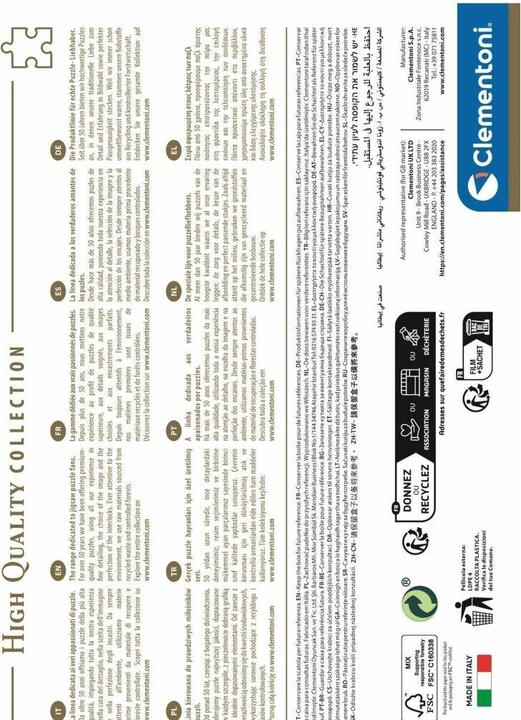 Actual product image Clementoni Puzzle Milano 1000 pièces (1000 pieces)