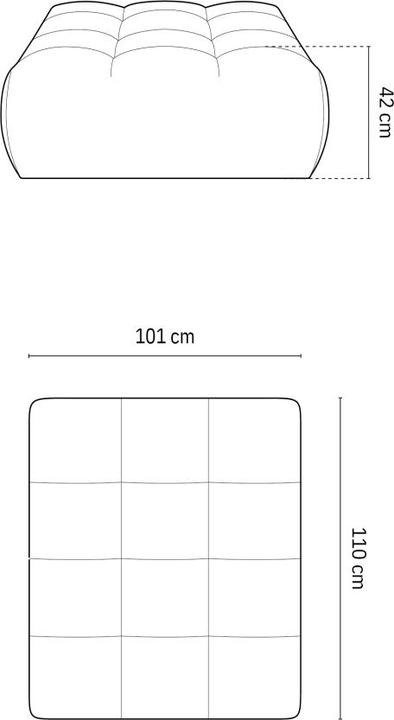 Actual product image Micadoni Bloom (Cushioned stools)