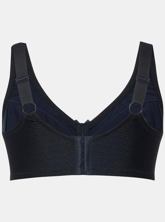 Actual product image Ulla Popken Jacquard Dot Wirefree Kelly Fit Support Bra (95 E)