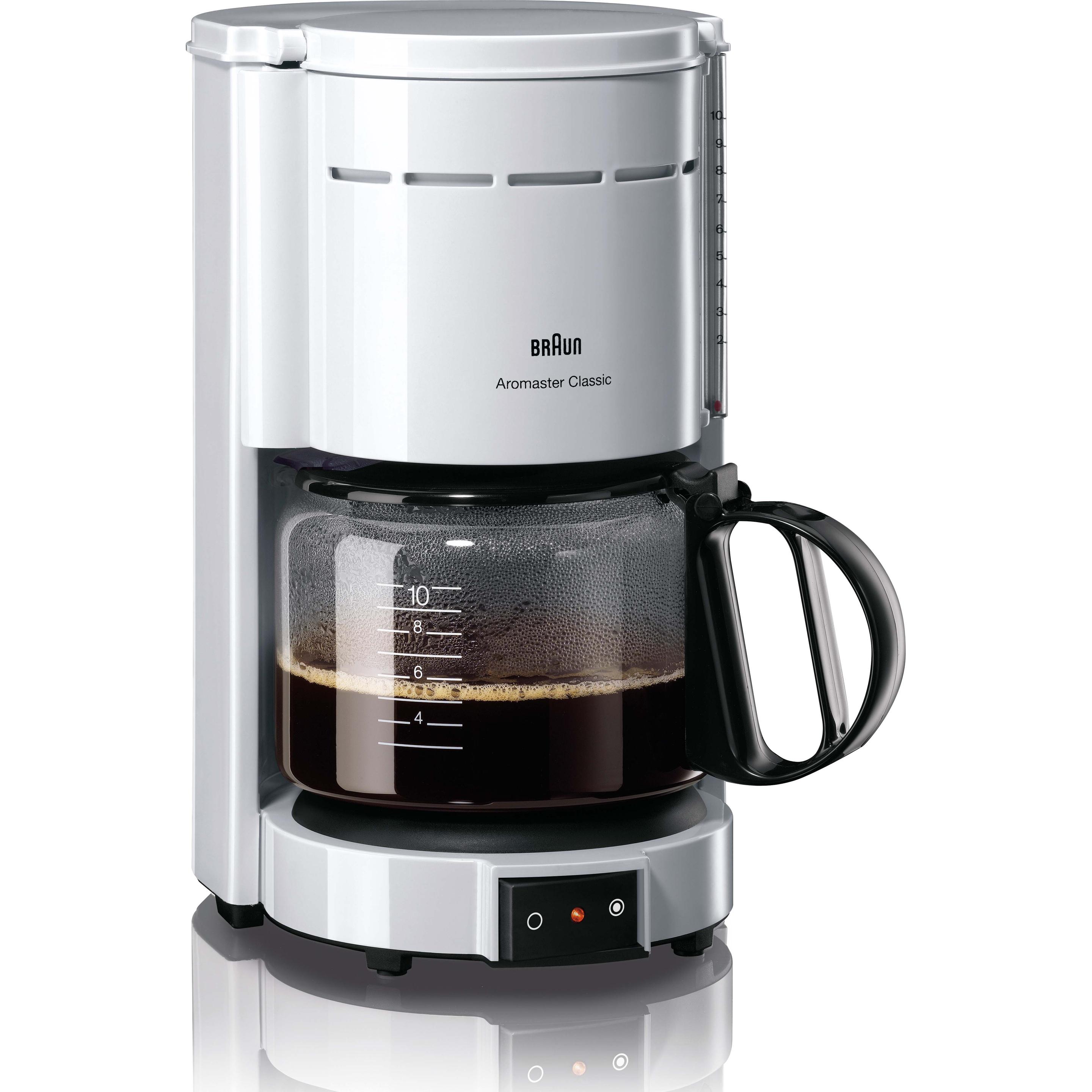 Braun Kf47/1, Filterkaffeemaschine, Weiss