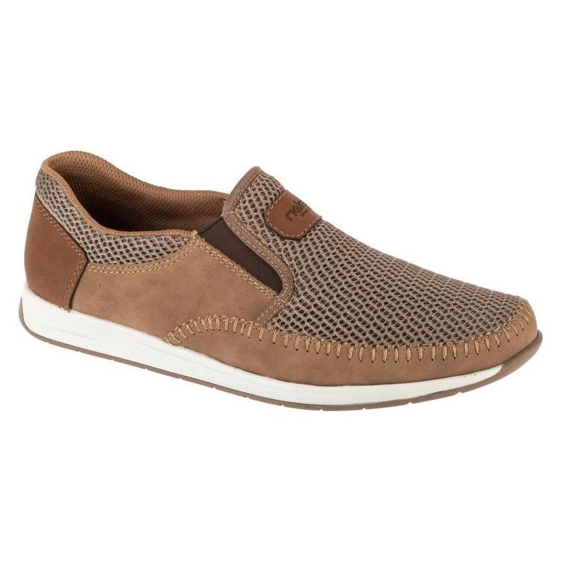 Rieker, Mannen, Lace-Ups, Mokassin-Schuhe, Bruin, Beige, (41)