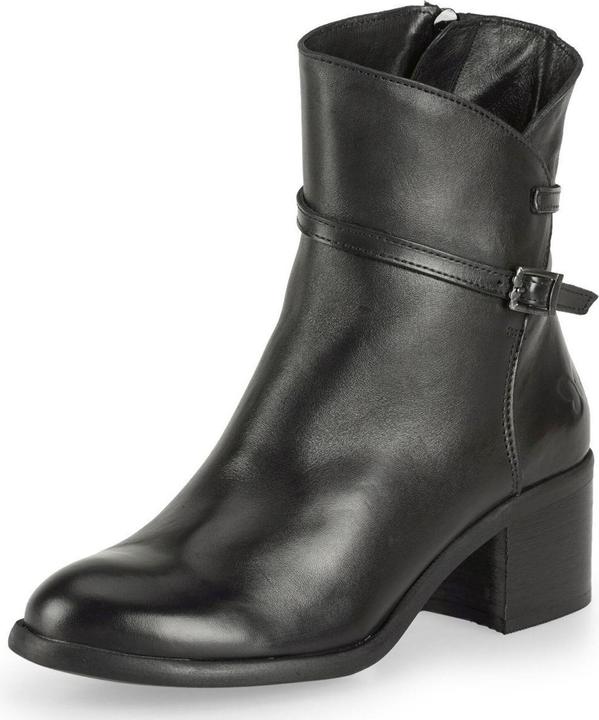 Produktbild Felmini MIRA D947 Eleganter schwarzer Stiefel mit niedrigem Absatz, hergestellt aus weichem Leder. Diese sti (40)
