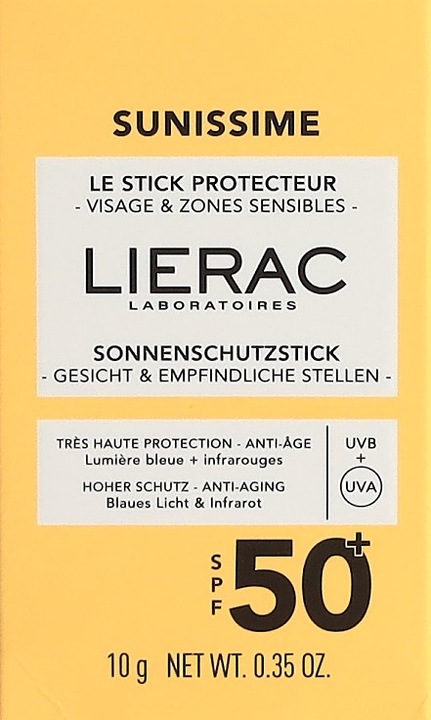 Actual product image Lierac Sunissime (Sun spray, SPF 50+, 10 ml, 28 g)