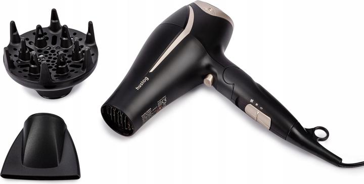 Actual product image Huslog Hair dryer with ionization and foldable handle BE-570234 (2000 W)