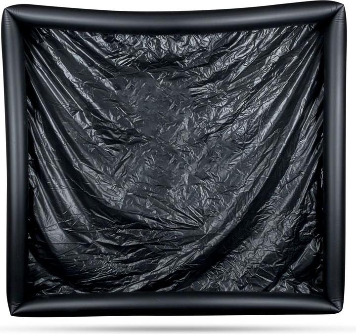 Easytoys Vinylfolie mit aufblasbaren Kanten Schwarz