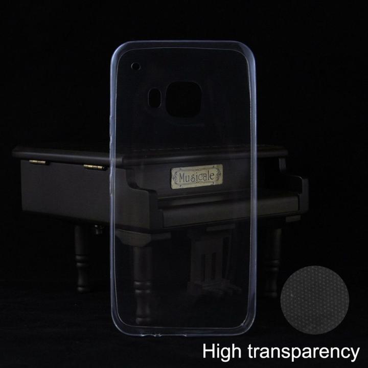 Produktbild König Design HTC One M9 Hülle Transparent Silikon Case durchsichtige Handyhülle (HTC One M9)
