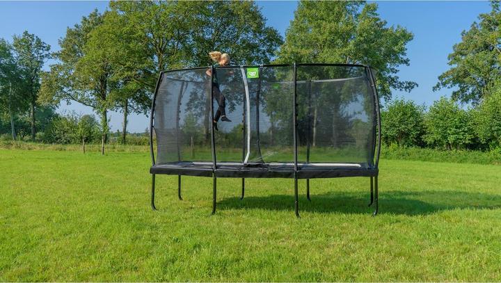 Produktbild Exit Allure Classic Trampolin 214x366cm - schwarz (382 cm)