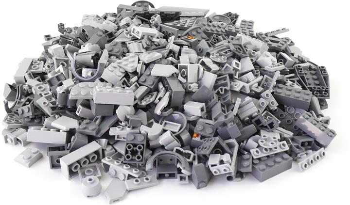 Immagine prodotto LEGO Pietre grigio chiaro/grigio scuro misto (Accessori LEGO)
