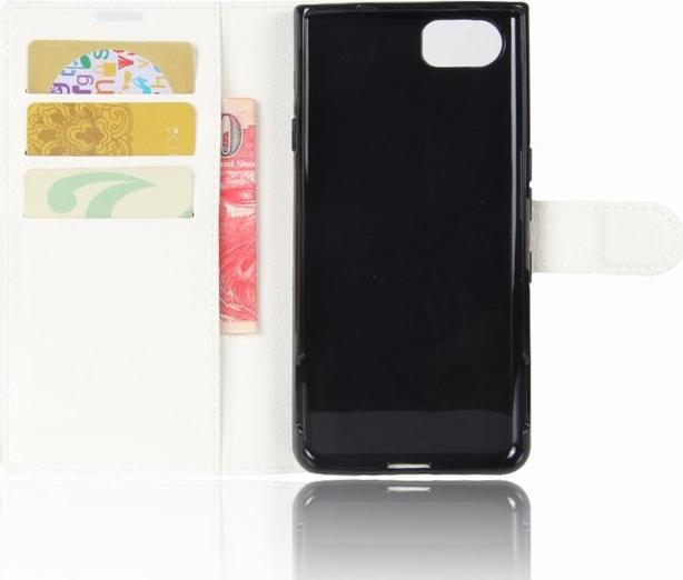 Produktbild MU Classic Litchi Leder Bookcover (Blackberry KEYone)