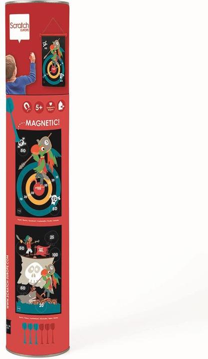 Actual product image Scratch Magnet dart game pirate large (German)