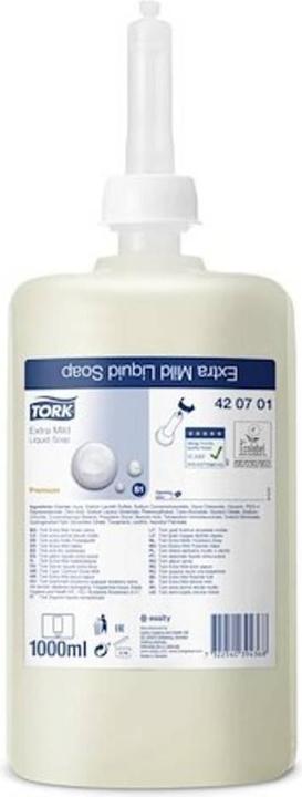 Tork Liquid soap unscented extra mild (Liquid soap, 1000 ml)