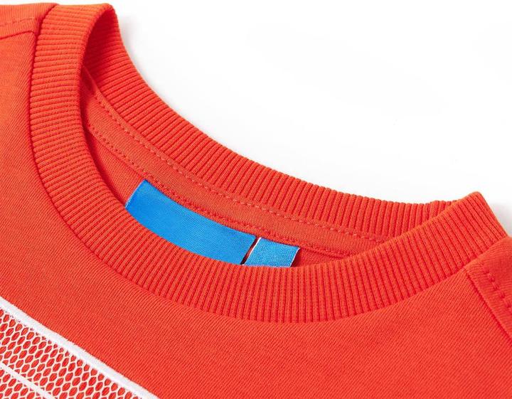 Immagine prodotto vidaXL Camicia da bambino a maniche lunghe arancione chiaro 104,Materiale: 100 (104)