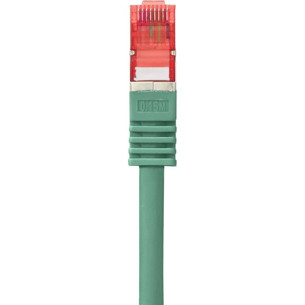 Thumbnail - Renkforce RF-5239500 RJ45 Netzwerkkabel, Patchkabel CAT 6 S/FTP 1.00 m Grün mit (S/FTP, CAT6, 1 m), Netzwerkkabel
