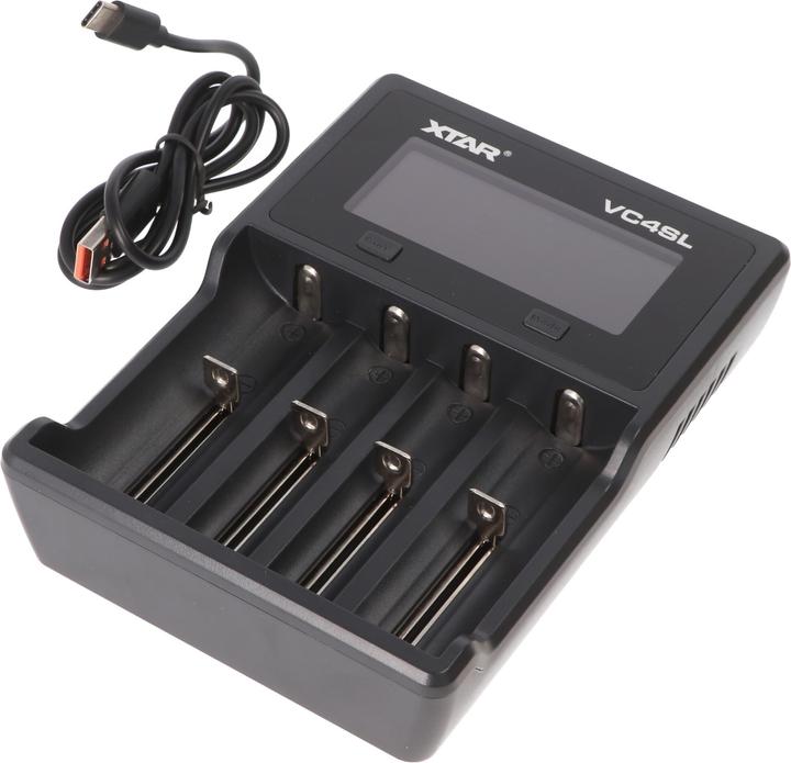 Image du produit Xtar VC4SL (1 pcs, 14500, 16340, 18500, 18650, 21700, 26650, AA, AAA, Batterie)