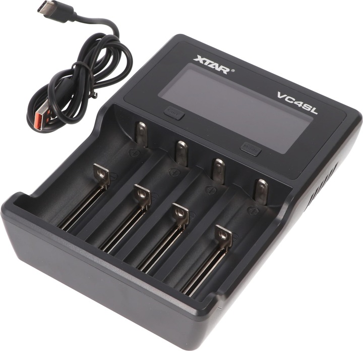Produktbild Xtar VC4SL (1 Stk., 14500, 16340, 18500, 18650, 21700, 26650, AAA, AA, Akku)
