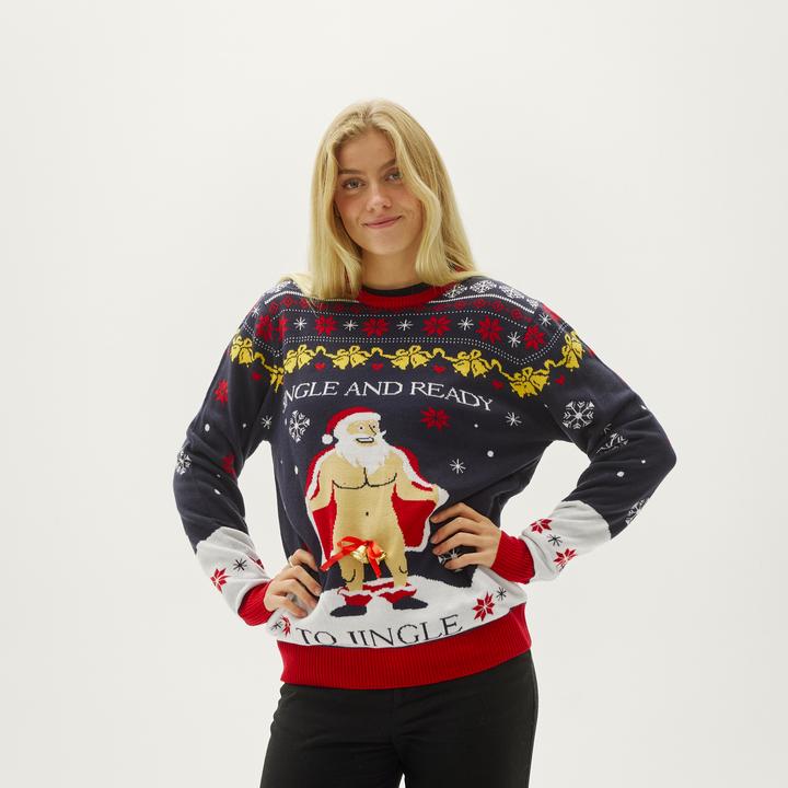Actual product image Christmas Sweats The Single And Ready To Jingle (XS)