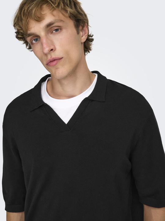 Produktbild Only & Sons Onswyler Life Rlx 12 Ss Split Knit Noos (L)