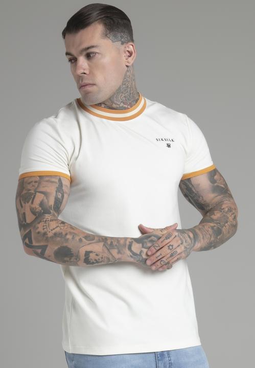 Immagine prodotto Siksilk T-shirt T-shirt Ringer in ecru (L)