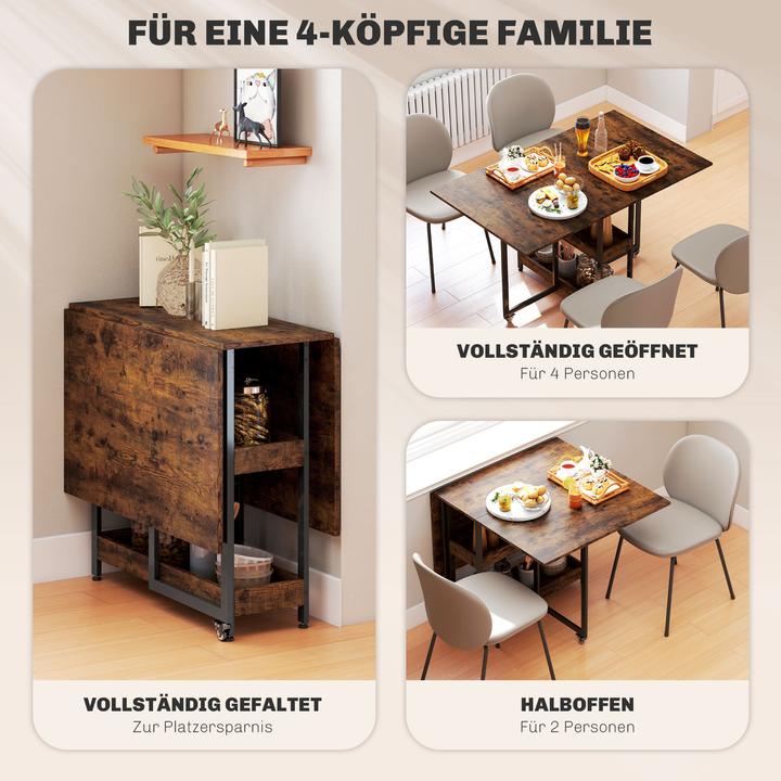 Actual product image Homcom Esstisch (83.20 x 80 x 75 cm)