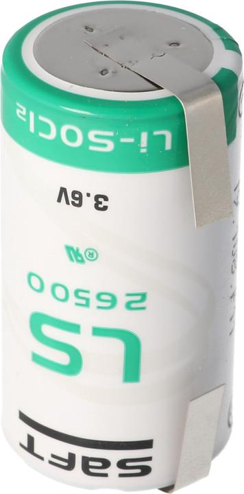Produktbild Saft Batterie LS26500, C-Size mit Lötfahne U-Form (1 Stk., C, 150 mAh)