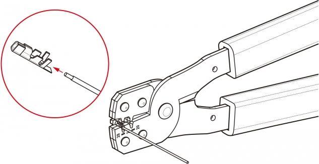 Produktbild Delock Crimpzange für Crimpkontakte AWG 20/24/28 (170 mm)