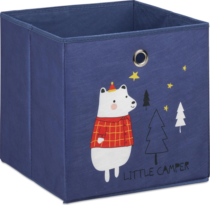 Actual product image Relaxdays 4x children's storage boxes