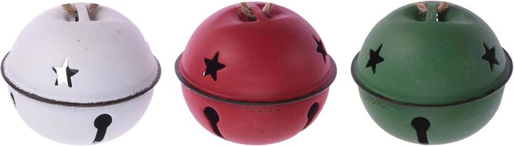 Satz bunte Weihnachtsglocken, 6tlg.