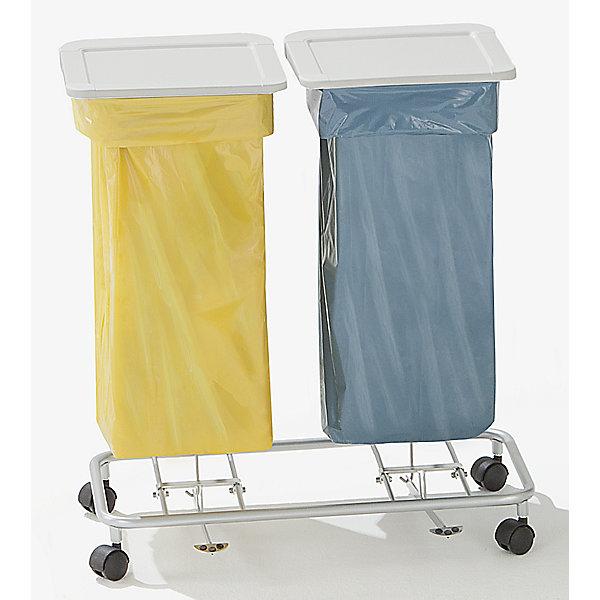 Image du produit kaiserkraft Porte-sac à déchets sans couvercle (140 l)