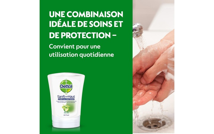 Actual product image Dettol No Touch Refill Aloe Vera (Liquid soap, refill, 250 ml)
