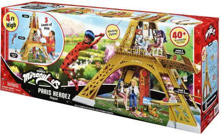 Actual product image Bandai MIRACULOUS deluxe play set Paris 4+