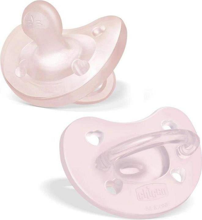 Image du produit Chicco Sucettes physiologiques PHYSIOFORMA SOFT, PINK, silicone, 1 pc - 2-6m (1 x, jusqu'à 2 M.)