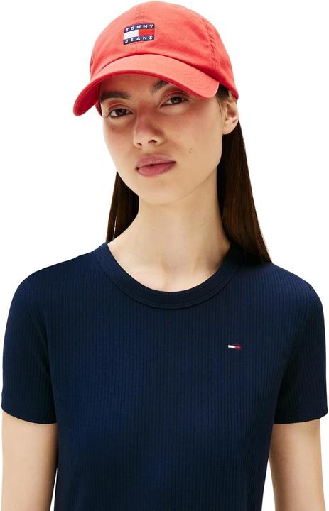 Image du produit Tommy Jeans Robe Midi Cintrée à Côtes TJw (L)