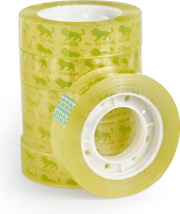 Produktbild VBS Klebeband "Transparent", 15 mm breit, 6 Rollen à 40 m (15 mm)