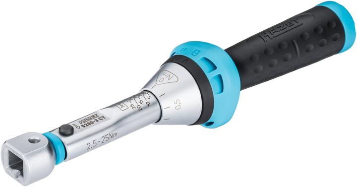 HAZET Clé dynamométrique 5280-3CT ∙ Nm min.-max.: 2.5 - 25 Nm ∙ Tolérance : 3% ∙ Carré femelle 9 x … (2.50 - 25 Nm)
