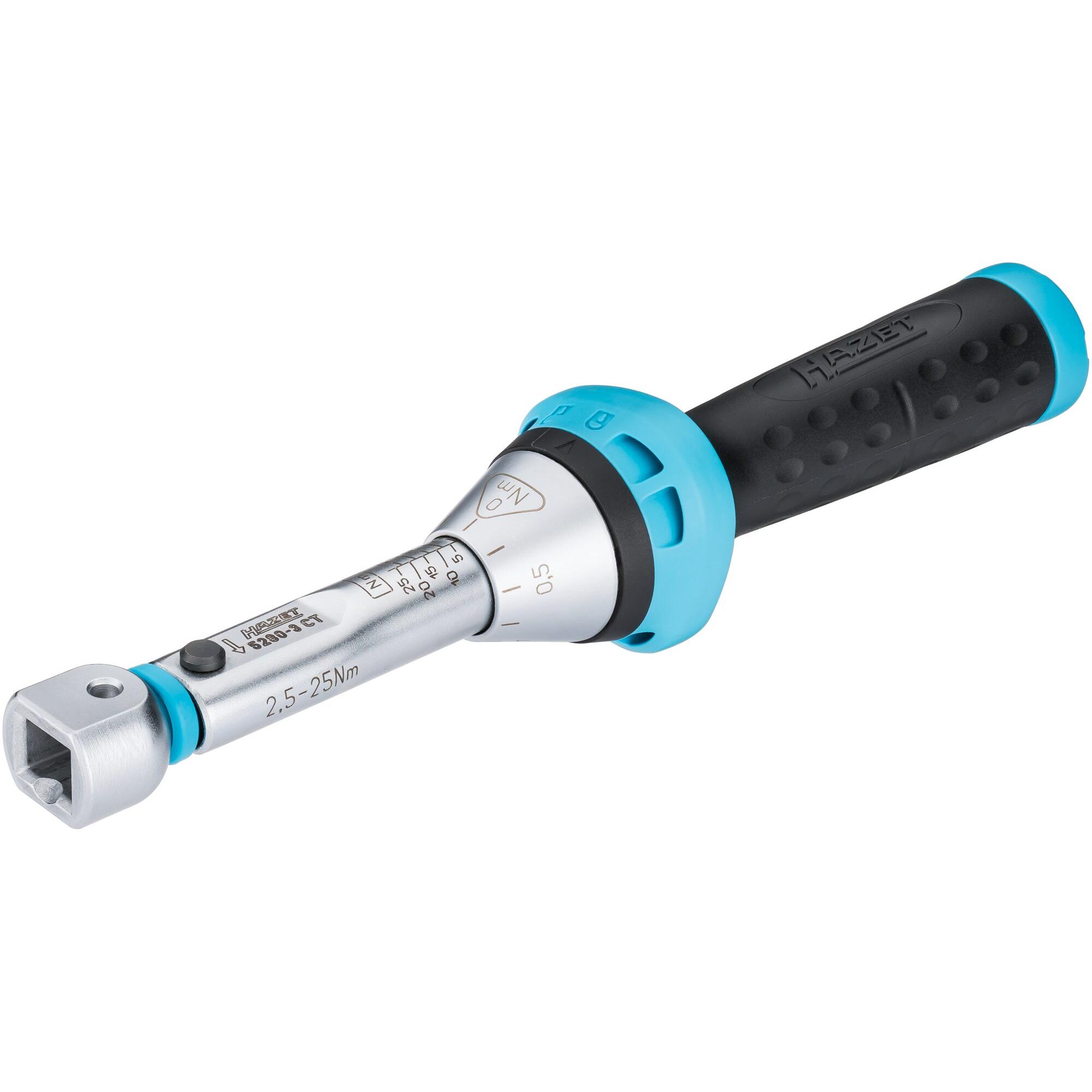 HAZET, Drehmomentschlüssel, Drehmomentschlüssel 5280-3CT ∙ Nm min-max: 2.5 - 25 Nm ∙ Toleranz: 3% ∙ Einsteck-Vierkant 9 ...