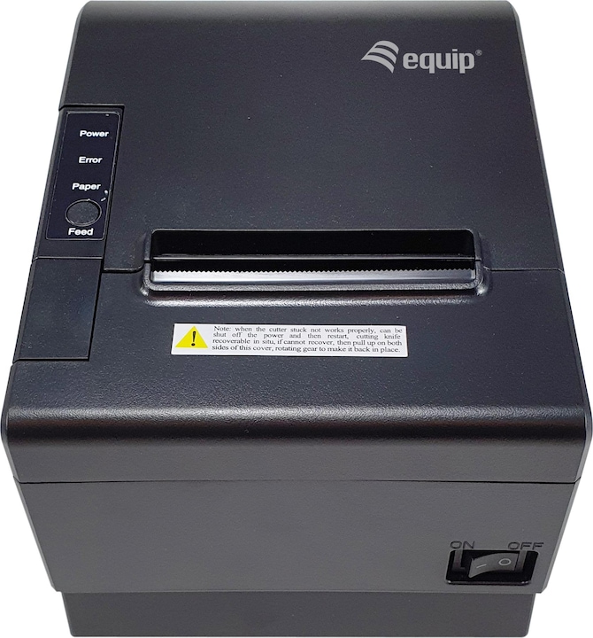 Produktbild equip Thermodrucker 80mm USB/Ethernet/Seriell/RJ11 sw (RS-232, RJ11, USB)