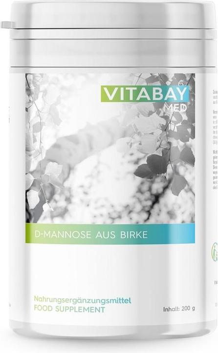 Actual product image Vitabay D-Mannose Pulver vegan 200 g (1 Piece, 200 g)