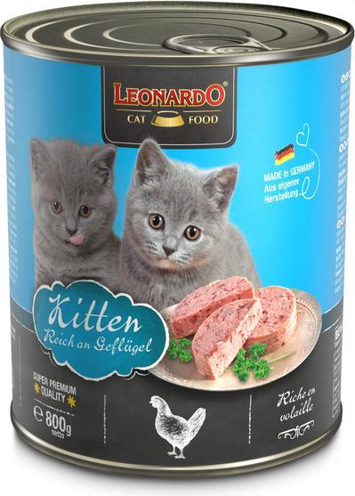 Produktbild Leonardo Katzen-Nassfutter (Welpe + Kitten, 800 g)