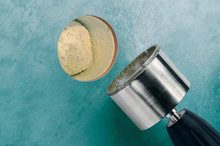 Actual product image wolfcraft 1 diamond drill bit w.shank ø74mm (74 millimetres)