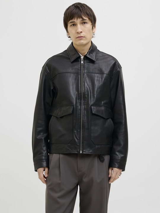 Produktbild Jack & Jones Lederjacke Lederjacke (M)