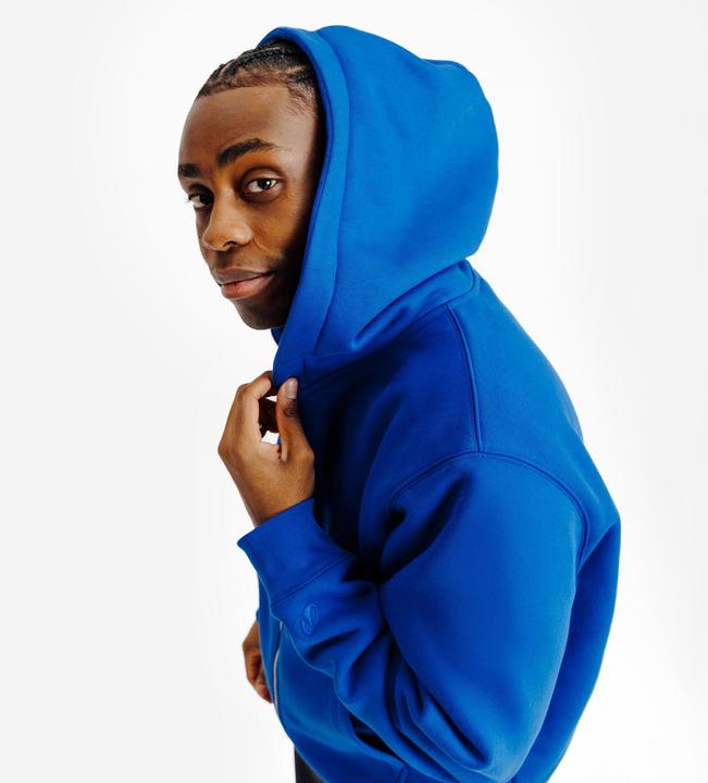 Image du produit Decathlon Sweat zippé mixte, Elementals, bleu (M)