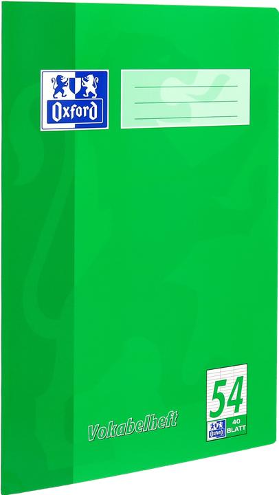 Produktbild Oxford Vokabelheft (A4, Liniert, Harter Einband)