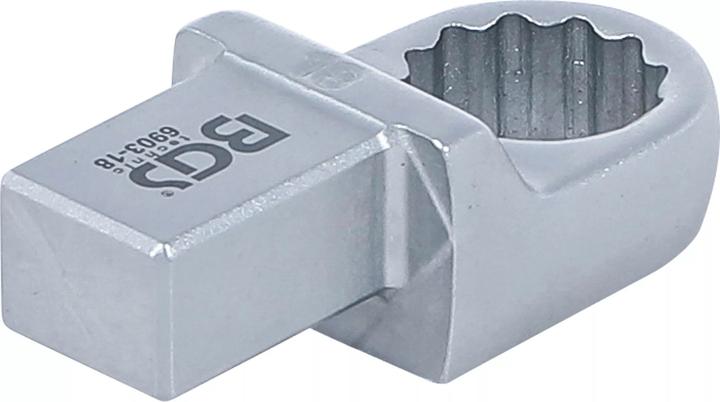 Produktbild BGS Einsteck-Ringschlüssel 18 mm Aufnahme 14 x 18 mm